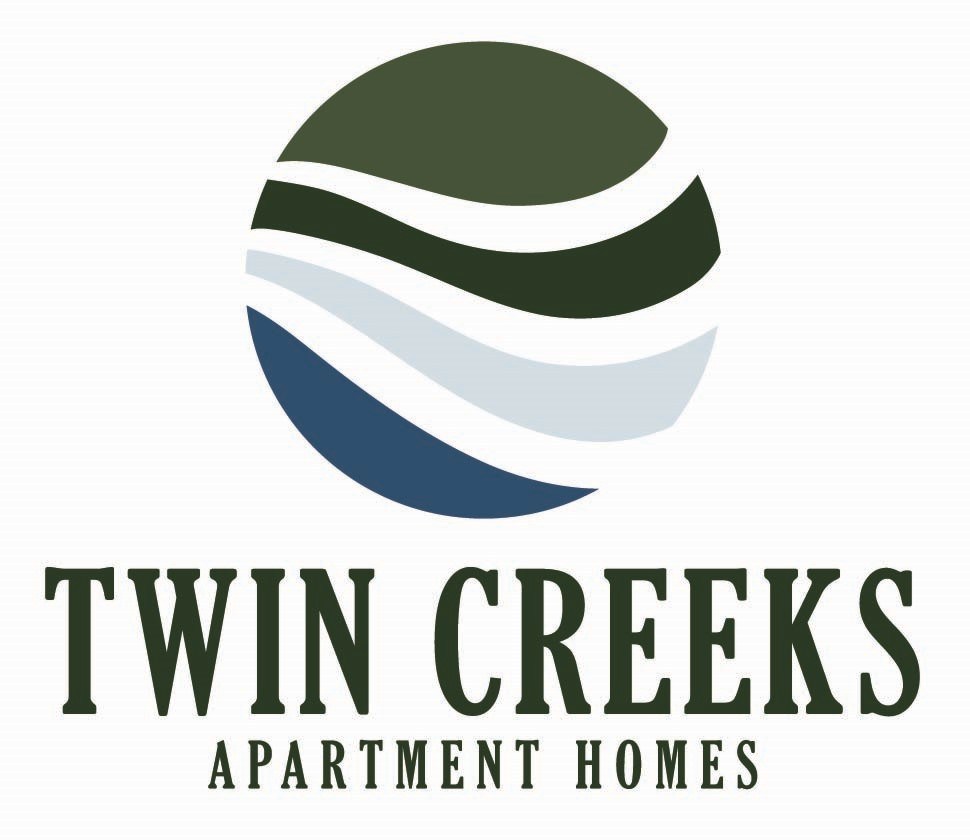 A logo for Twin Creeks Apartment Homes.